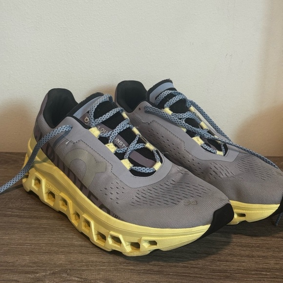 On Running Cloudmonster Nimbus Hay Running Sneaker Shoe 61.98242 Size Women’s 10 - Picture 2 of 12